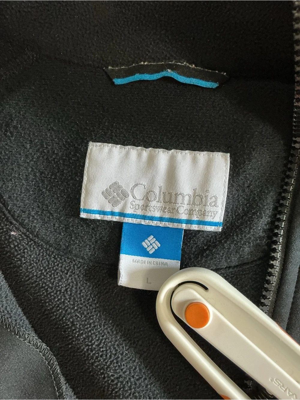 Columbia Black Lightweight Full-Zip Jacket